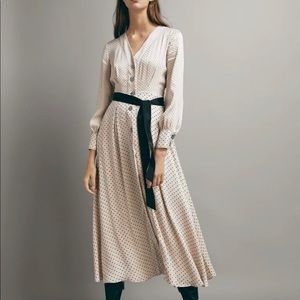 Massimo Dutti - Long Sleeve Midi Dress
